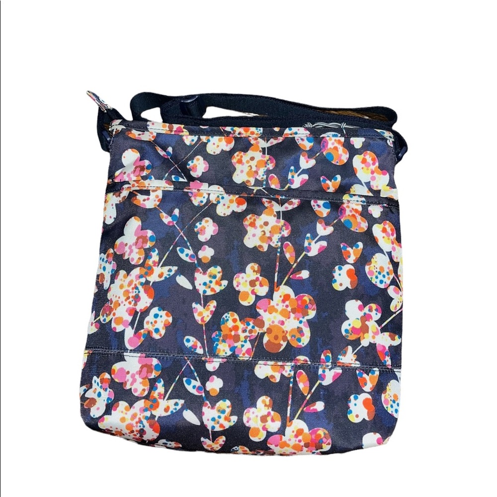 Vera Bradley Navy Blue Floral Crossbody Bag - Picture 4 of 16